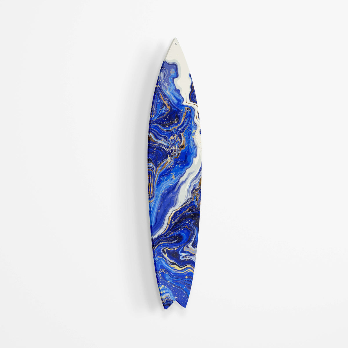 Abstract Blue Glitter Acrylic Surfboard Wall Art - Decor Addict, LLC