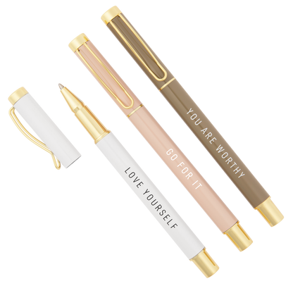 Go For It Metal Pen Set - Decor Addict, LLC