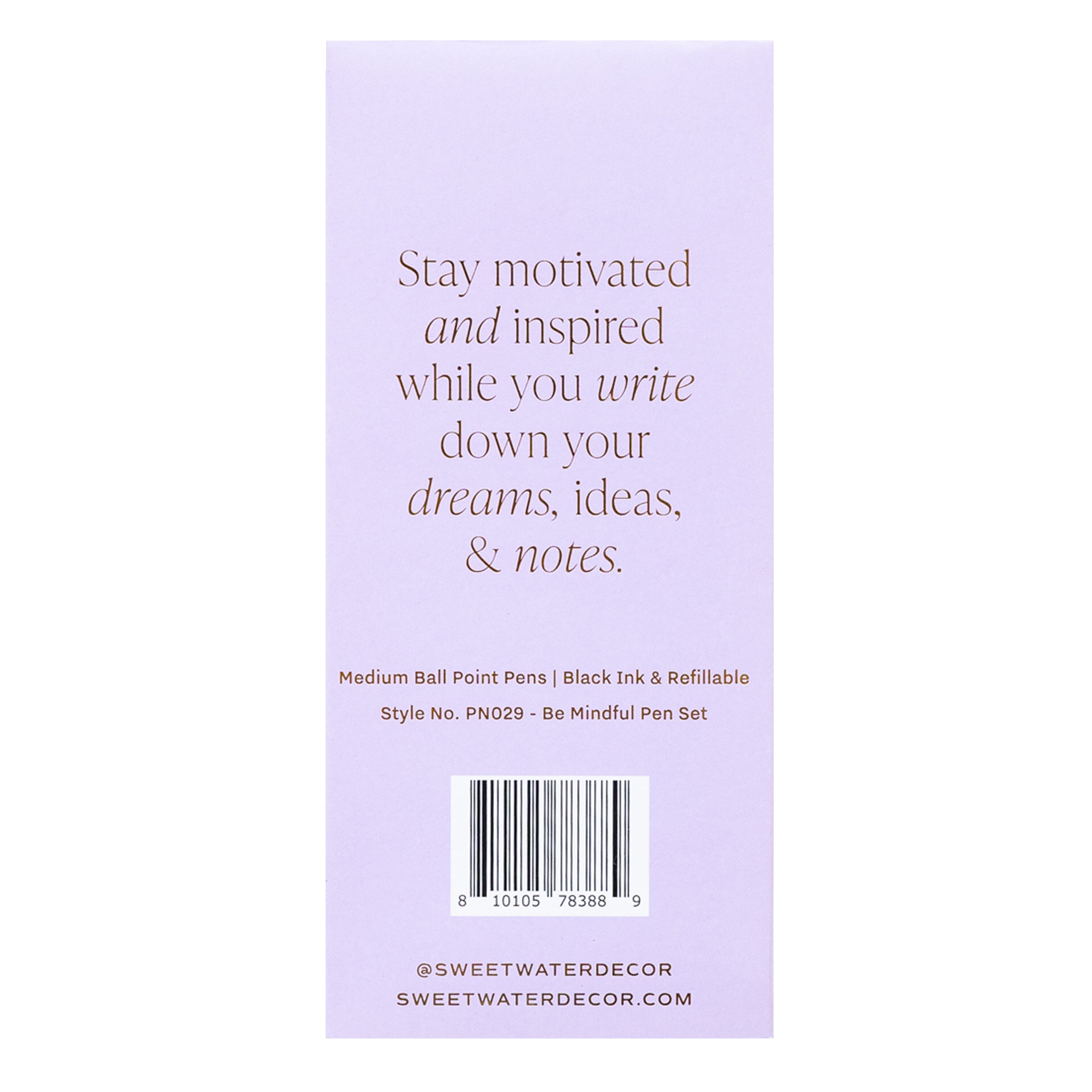 Be Mindful Pen Set - Decor Addict, LLC