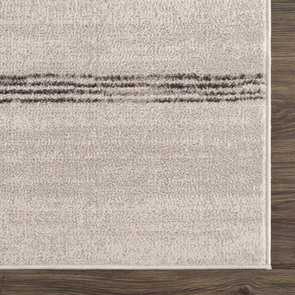 Deja Cream & Charcoal Area Rug - Decor Addict, LLC