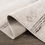 Deja Cream & Charcoal Area Rug - Decor Addict, LLC