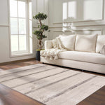 Deja Cream & Charcoal Area Rug - Decor Addict, LLC