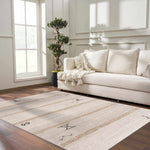 Deja Cream & Gold Area Rug - Decor Addict, LLC