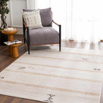 Deja Cream & Gold Area Rug - Decor Addict, LLC