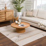 Deja Cream & Gold Area Rug - Decor Addict, LLC