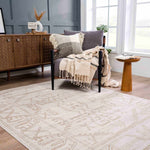 Divya Cream & Gold Area Rug - Decor Addict, LLC