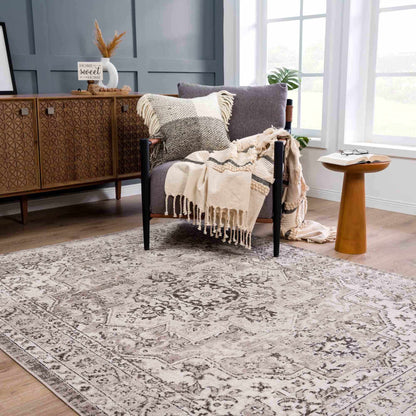Albie Beige Area Rug - Decor Addict, LLC