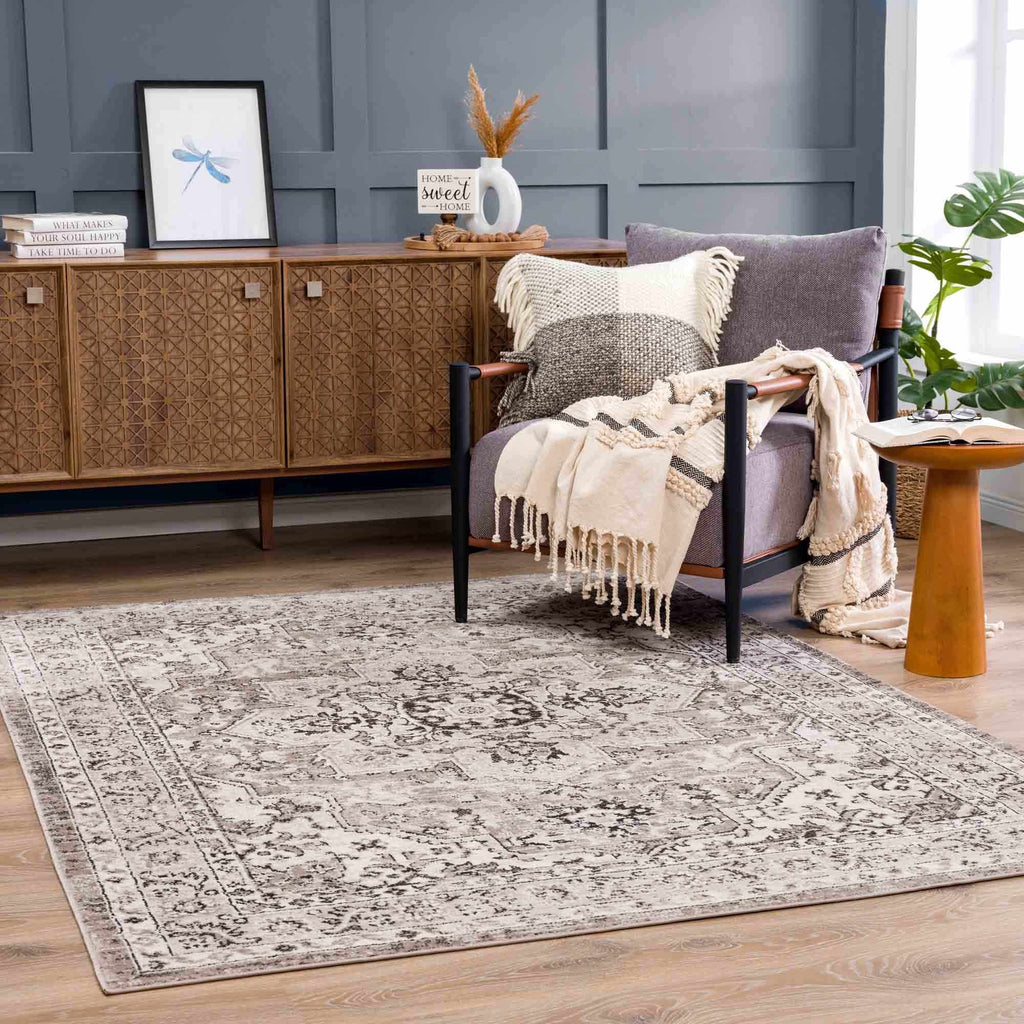 Albie Beige Area Rug - Decor Addict, LLC