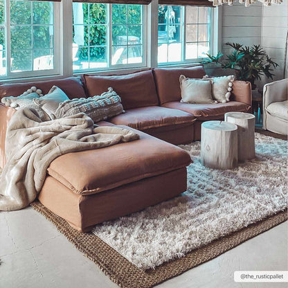 Prompton Cream Plush Area Rug - Decor Addict, LLC