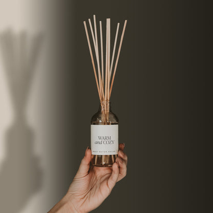 Warm and Cozy Clear Reed Diffuser - Decor Addict, LLC