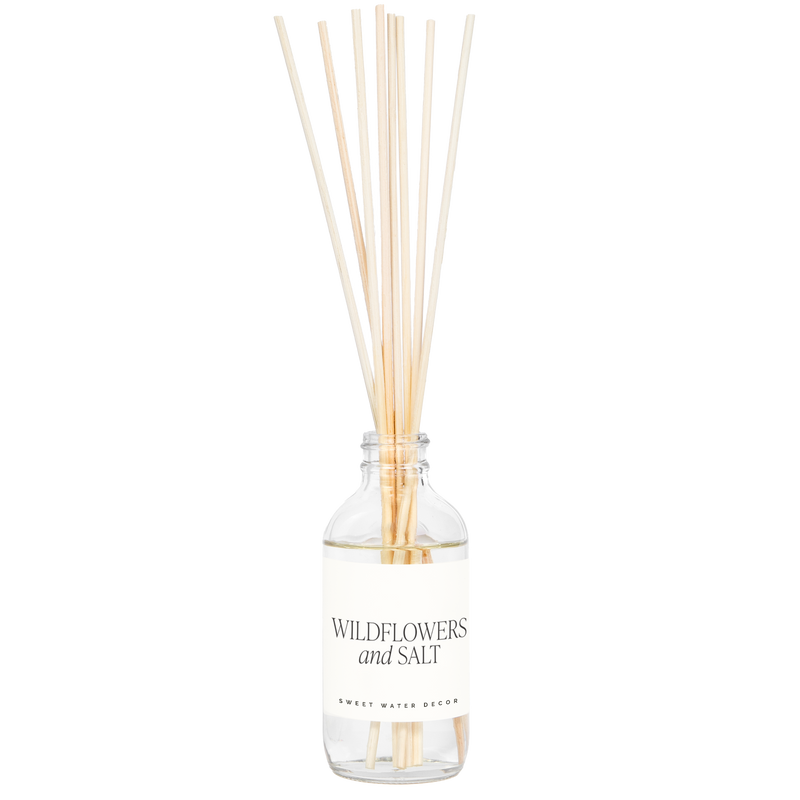 Wildflowers and Salt Clear Reed Diffuser