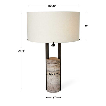 Uttermost Scaffold Architectural Table Lamp — Black Label - Decor Addict, LLC