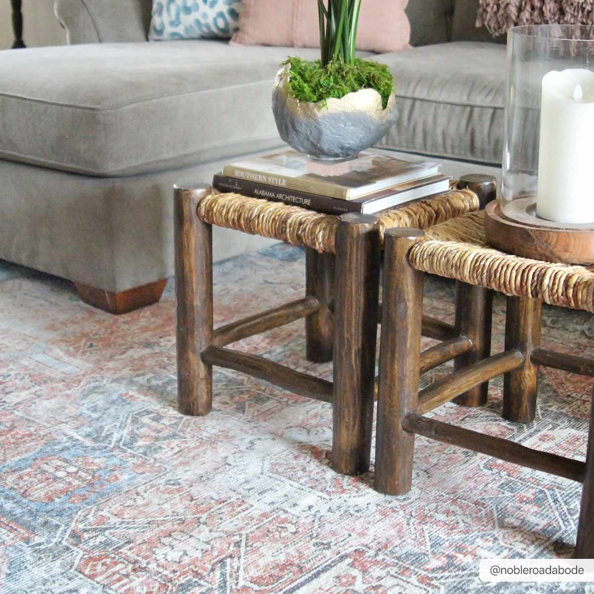 Rosman Distressed Washable Rug - Decor Addict, LLC