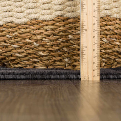 Nuri Black Outdoor Rug - Decor Addict, LLC