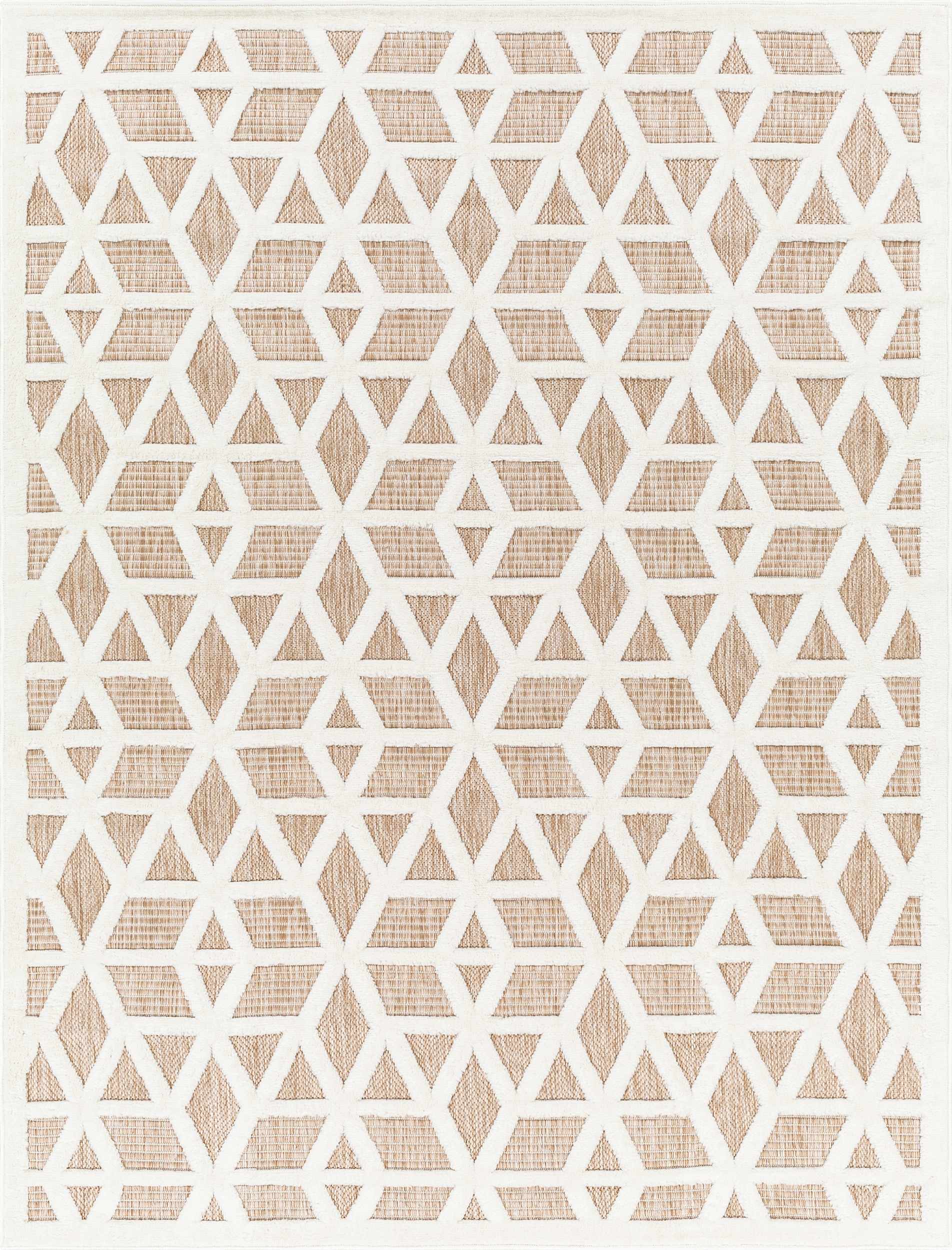 Nuri Tan Outdoor Rug - Decor Addict, LLC