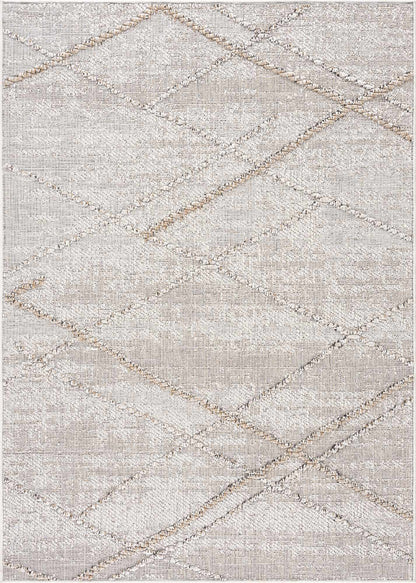 Baqer Bone & Tan Area Rug - Decor Addict, LLC