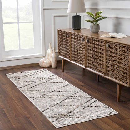 Baqer Bone & Tan Area Rug - Decor Addict, LLC