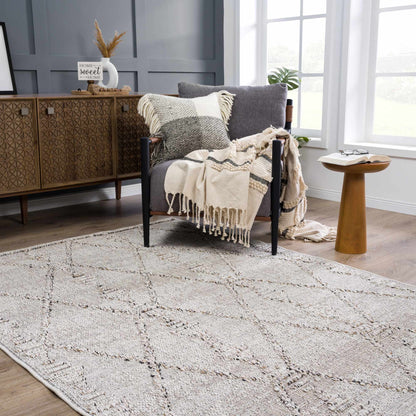 Nyla Bone Area Rug - Decor Addict, LLC