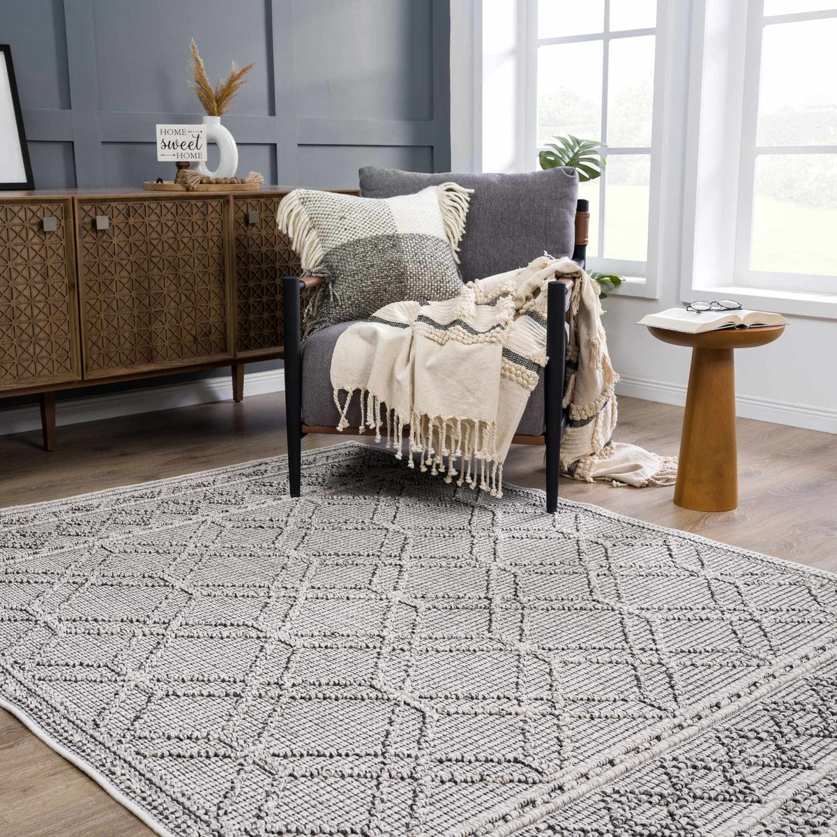 Diah Bone Area Rug - Decor Addict, LLC