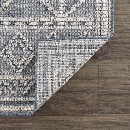 Diah Gray Blue & Bone Area Rug - Decor Addict, LLC