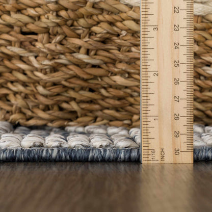 Diah Gray Blue & Bone Area Rug - Decor Addict, LLC