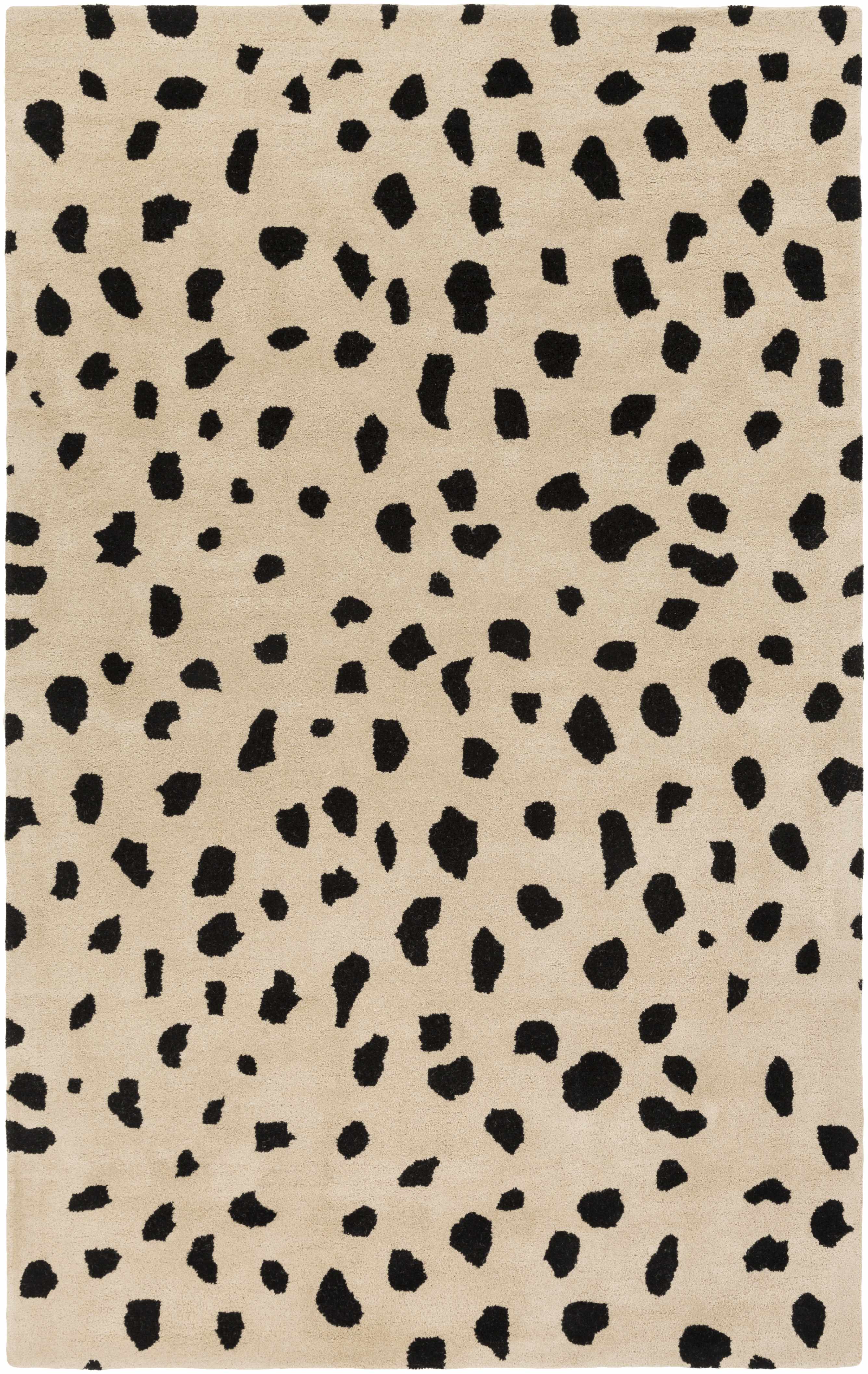 Guiseley Dalmatian Wool Area Rug - Decor Addict, LLC