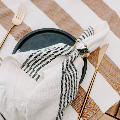 Large Black Round Wood Tray - Decor Addict, LLC