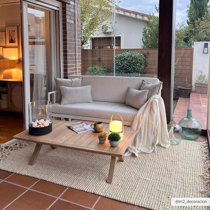 Senneterre Bleached Jute Rug - Decor Addict, LLC