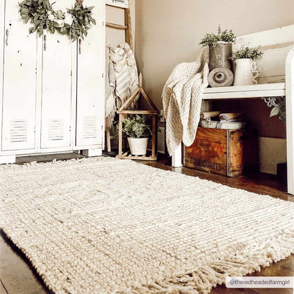 Senneterre Bleached Jute Rug - Decor Addict, LLC