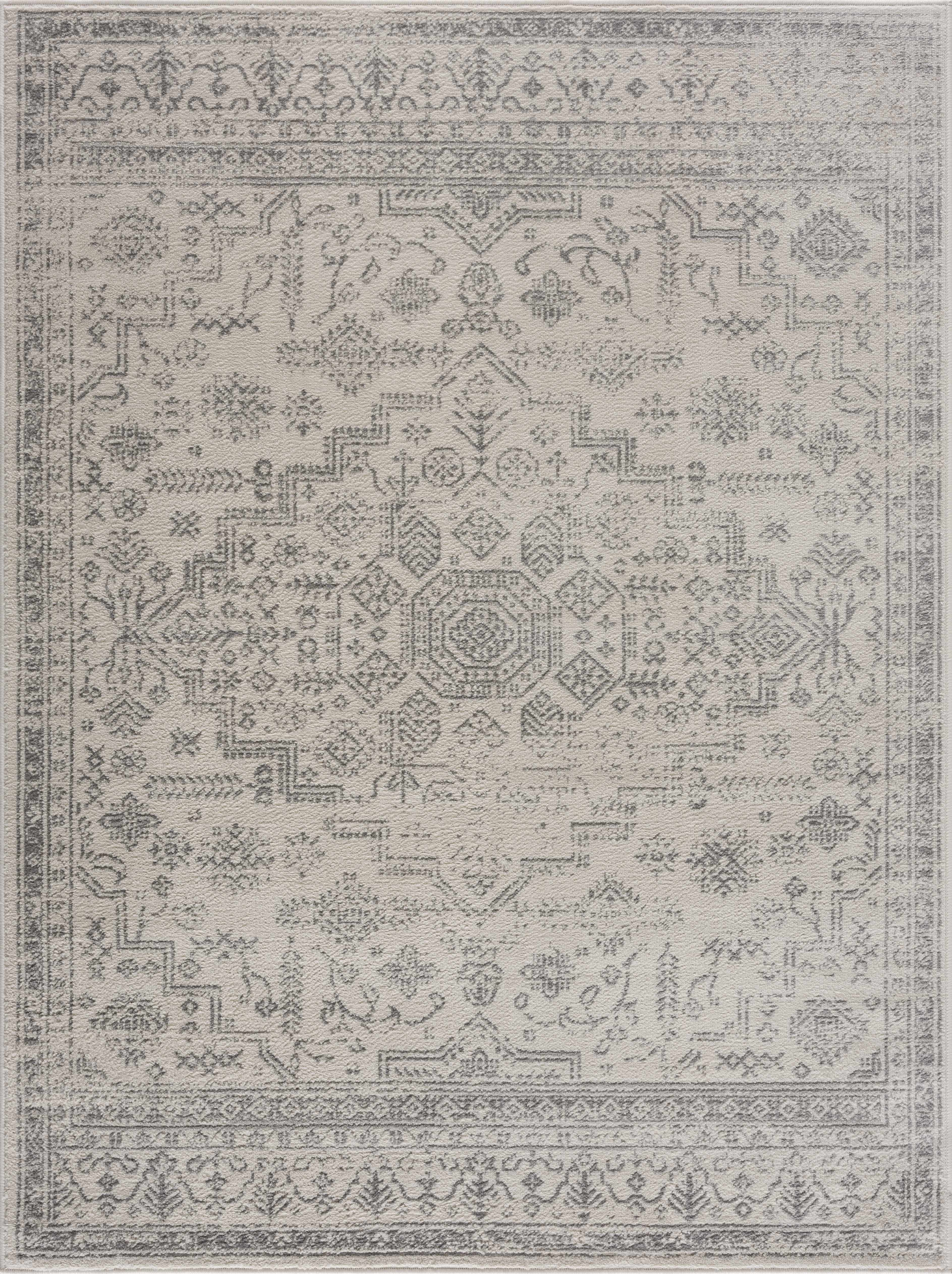 Tigried Ivory & Gray 2323 Area Rug - Decor Addict, LLC