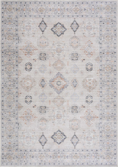 Beige Beckett Vintage Washable Area Rug - Decor Addict, LLC