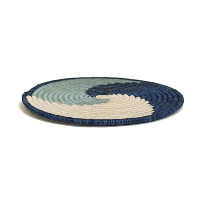 10" Silver Blue Unity Trivet - Decor Addict, LLC