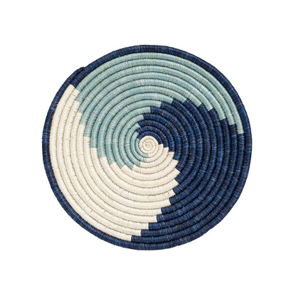 10" Silver Blue Unity Trivet - Decor Addict, LLC