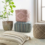 Bellingen Beige Pouf - Decor Addict, LLC