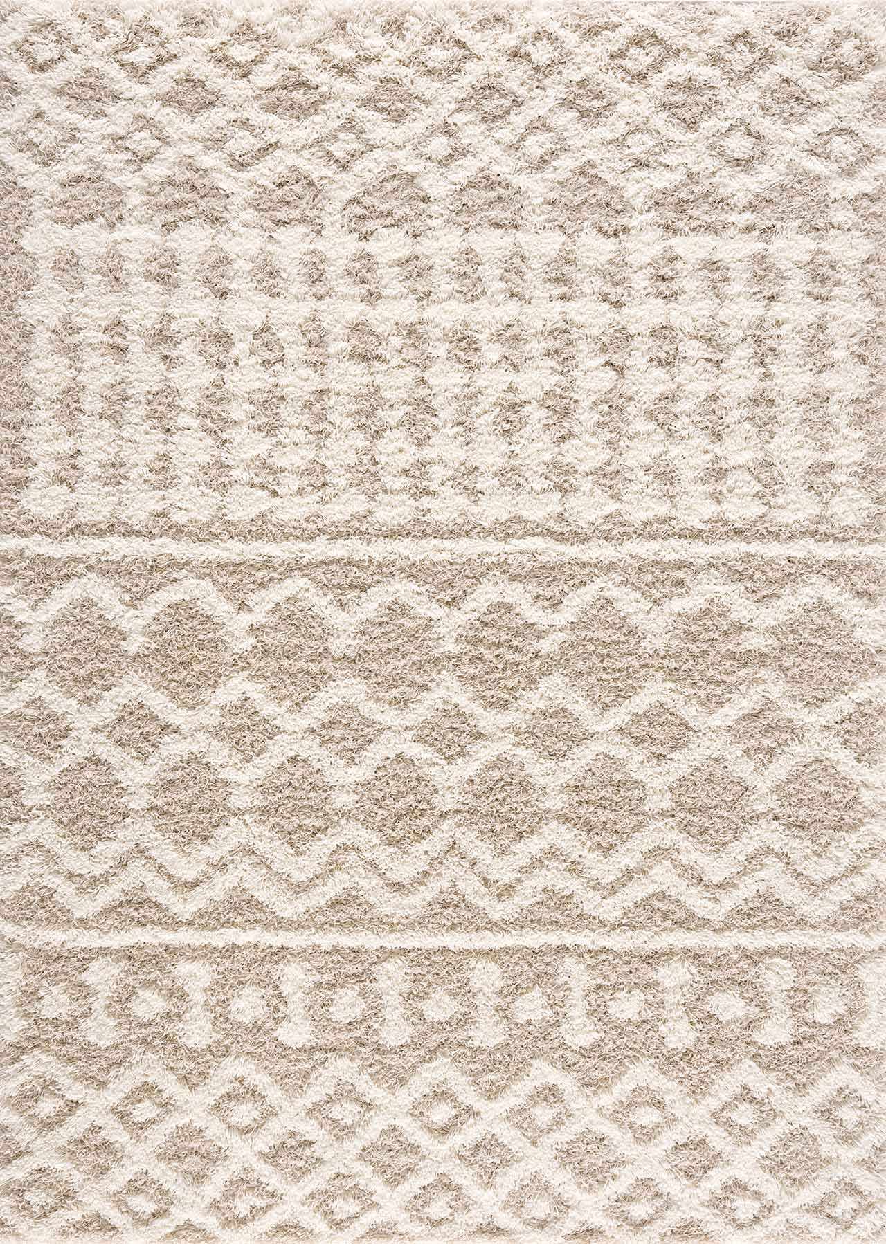 Prompton Cream Plush Area Rug - Decor Addict, LLC