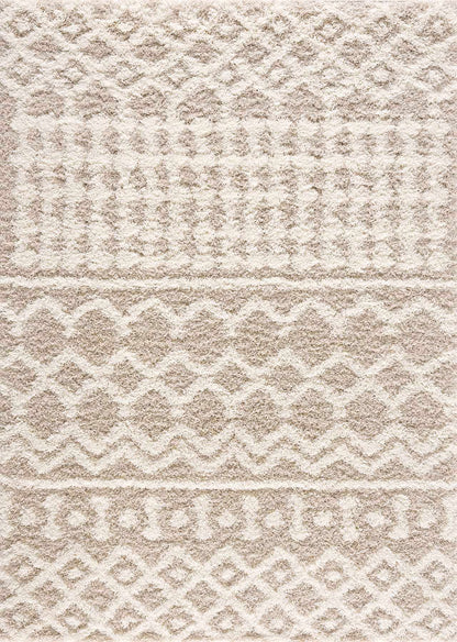 Prompton Cream Plush Area Rug - Decor Addict, LLC