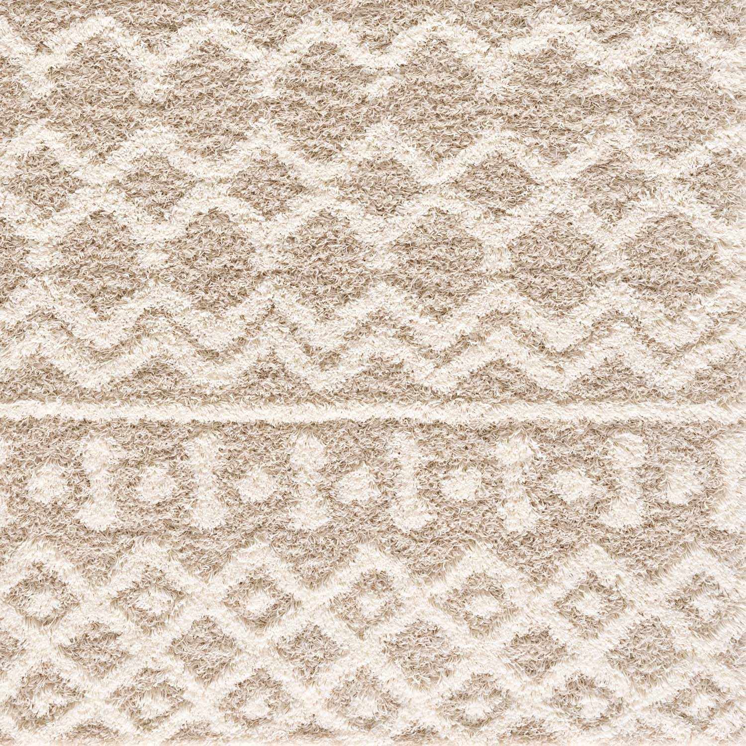 Prompton Cream Plush Area Rug - Decor Addict, LLC