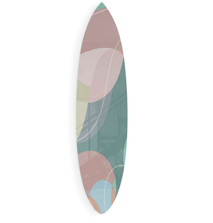Color Palette Acrylic Surfboard Wall Art - Decor Addict, LLC