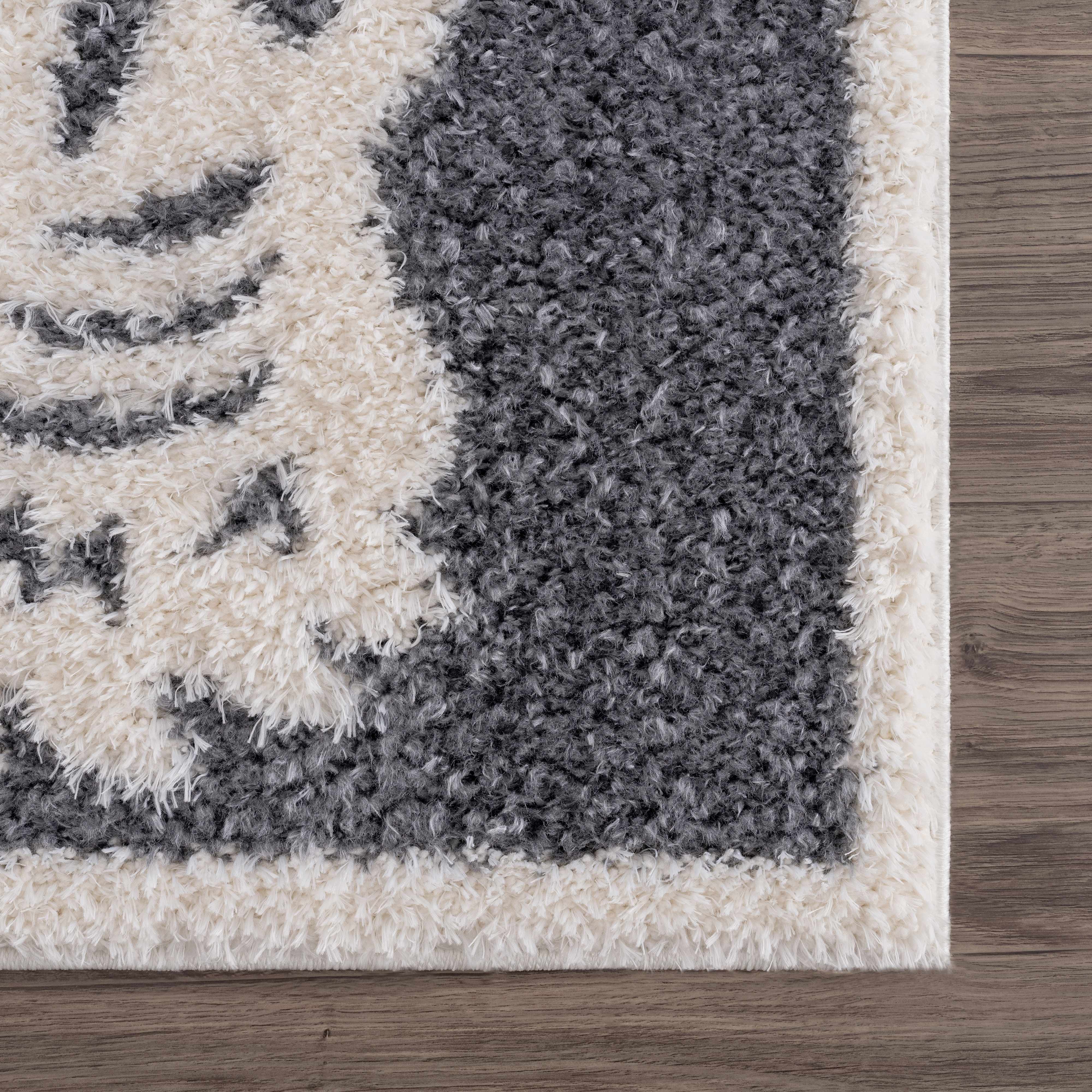 Zane Charcoal Tibetan Tiger Area Rug - Decor Addict, LLC