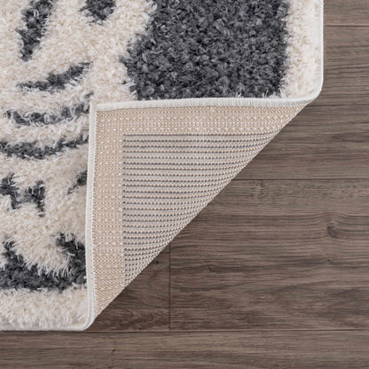 Zane Charcoal Tibetan Tiger Area Rug - Decor Addict, LLC