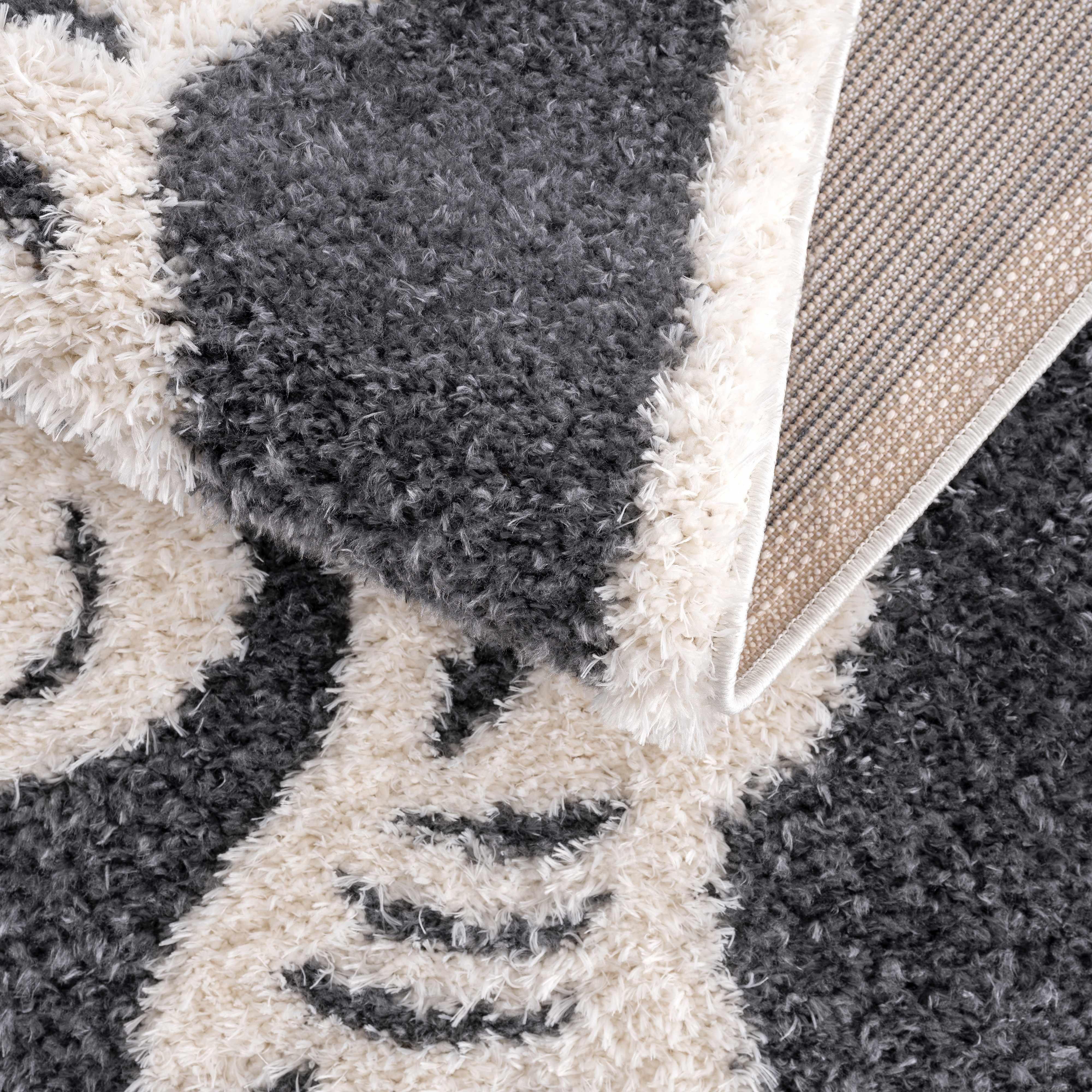 Zane Charcoal Tibetan Tiger Area Rug - Decor Addict, LLC