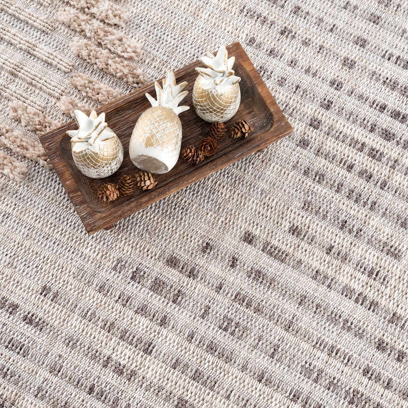 Maulawin Cream High-Low Area Rug - Decor Addict, LLC