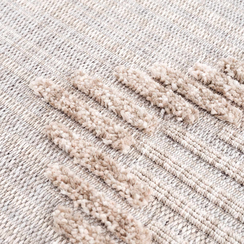 Maulawin Cream High-Low Area Rug - Decor Addict, LLC