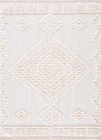Rosales Cream High&Low Area Rug - Decor Addict, LLC