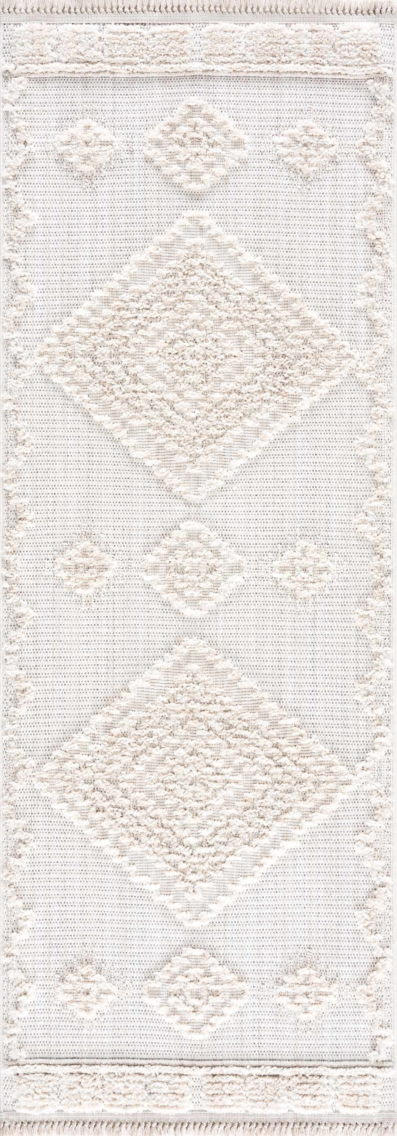 Rosales Cream High&Low Area Rug - Decor Addict, LLC