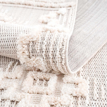 Rosales Cream High&Low Area Rug - Decor Addict, LLC