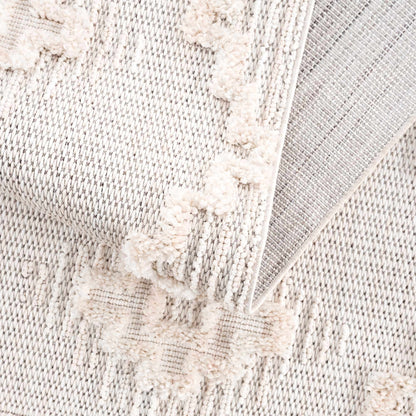 Rosales Cream High&Low Area Rug - Decor Addict, LLC