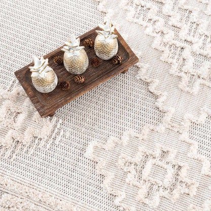 Rosales Cream High&Low Area Rug - Decor Addict, LLC