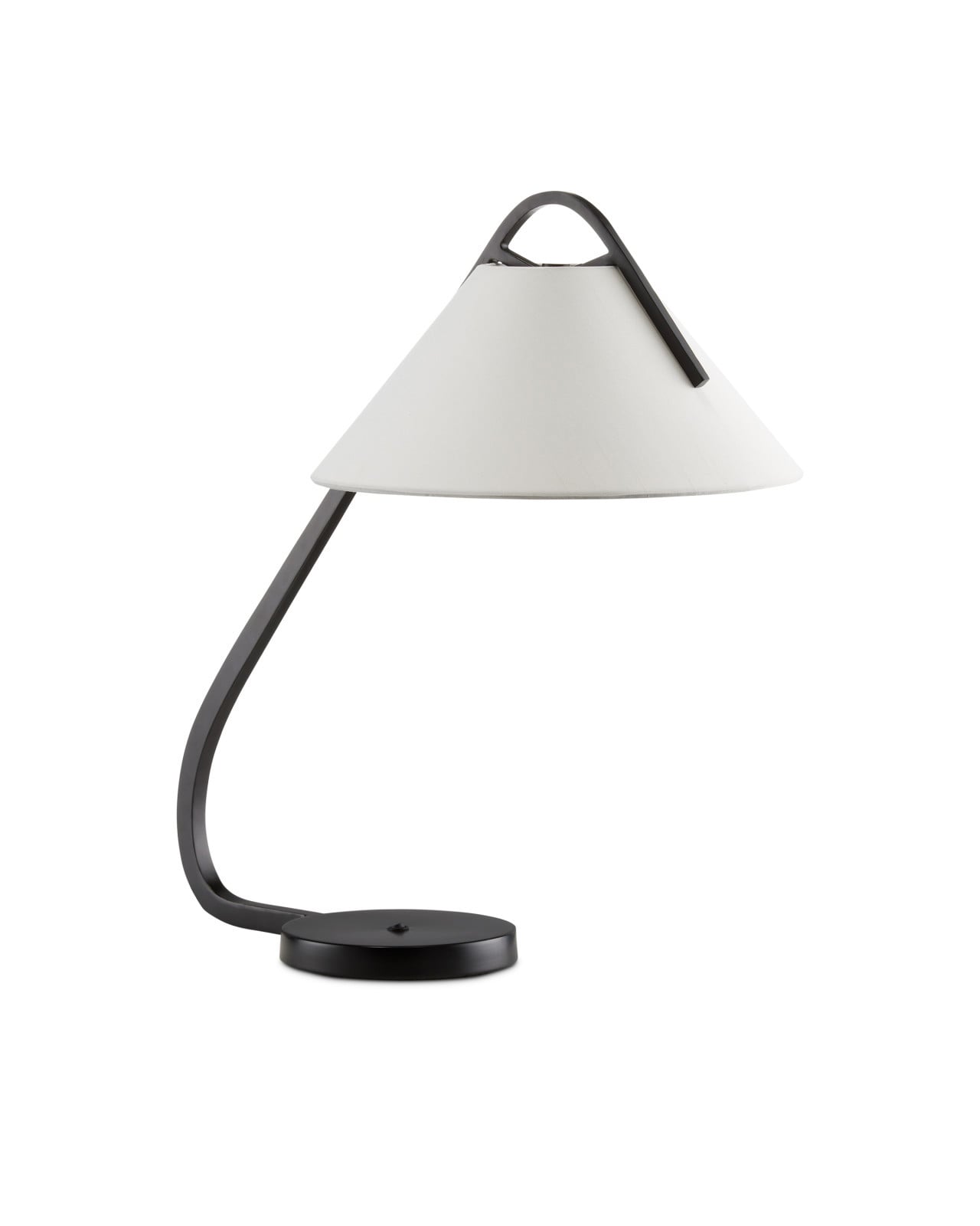Frey Black Desk Lamp by Currey & Company