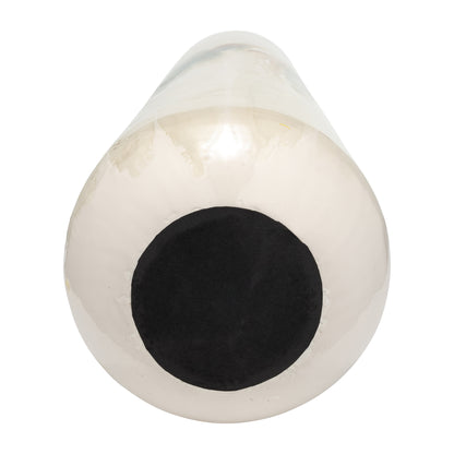 Iron,23"h,colored Stained Vase,white - Decor Addict, LLC